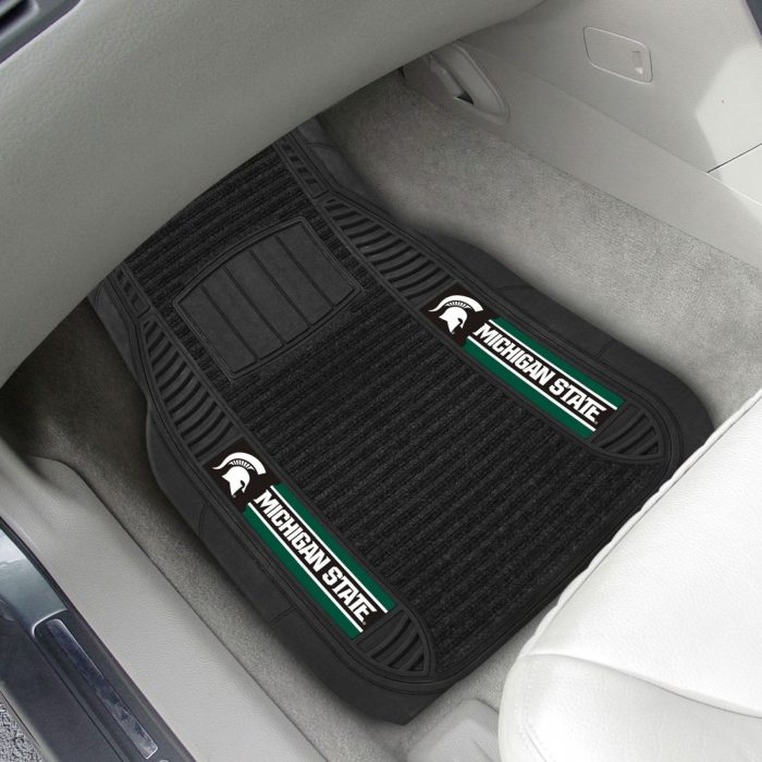 Michigan State University 2-pc Deluxe Car Mat Set