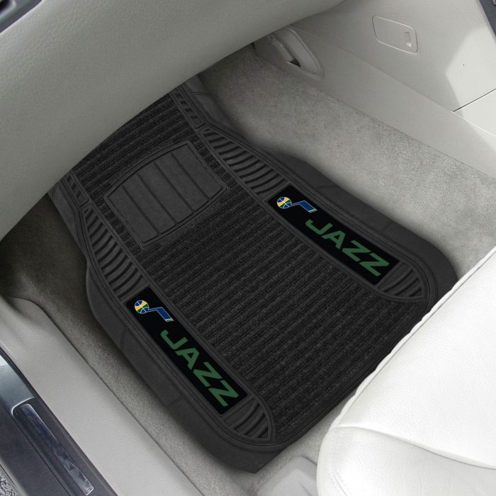 Utah Jazz 2-pc Deluxe Car Mat Set