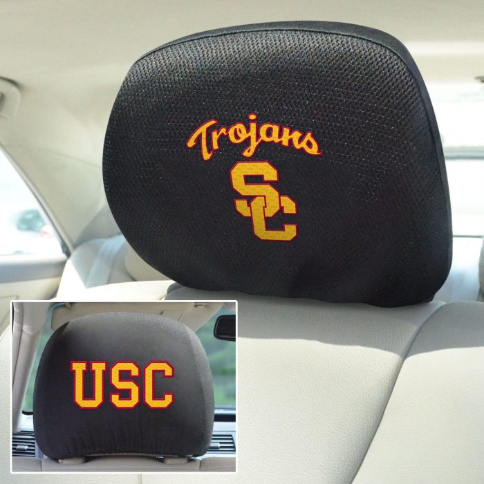 University of Southern California Head Rest Cover