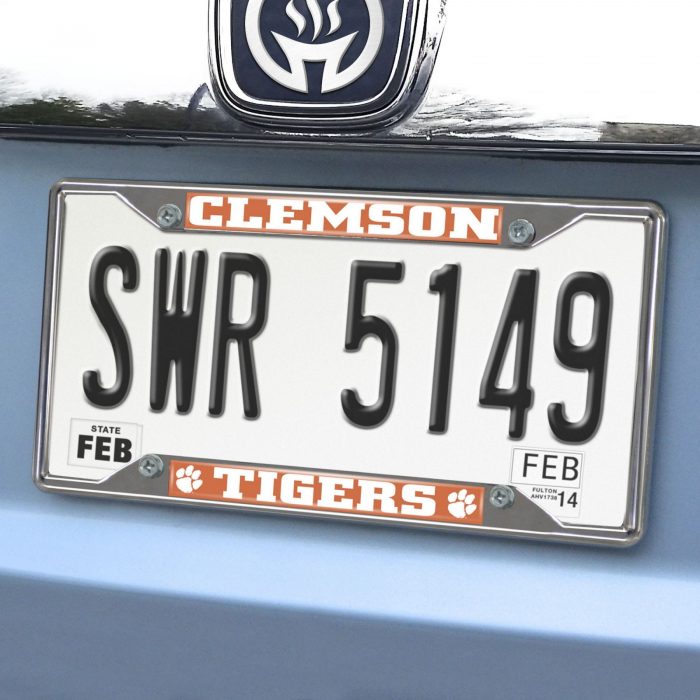 Clemson University License Plate Frame