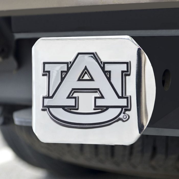 Auburn University Hitch Cover - Chrome