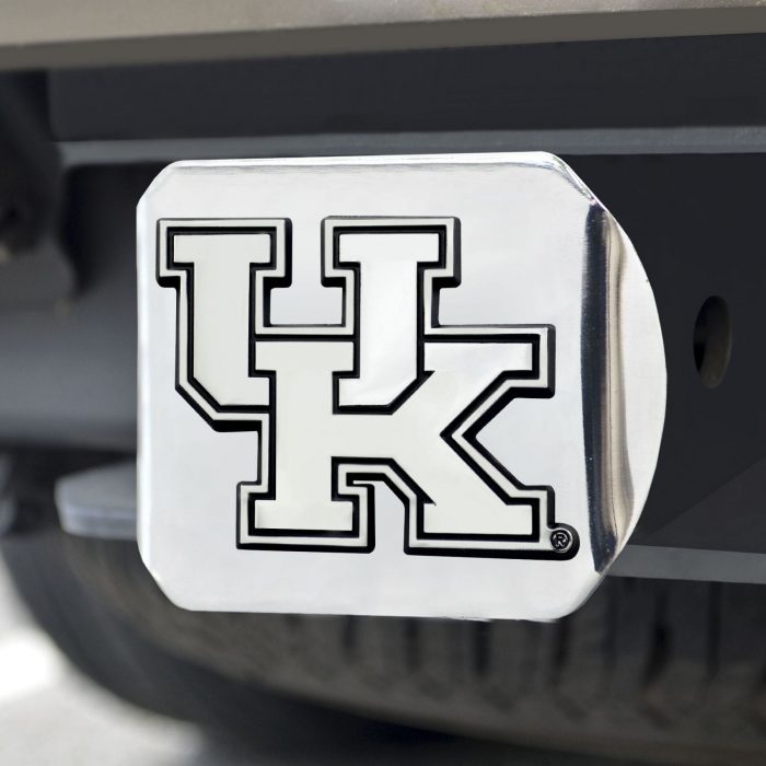 University of Kentucky Hitch Cover - Chrome