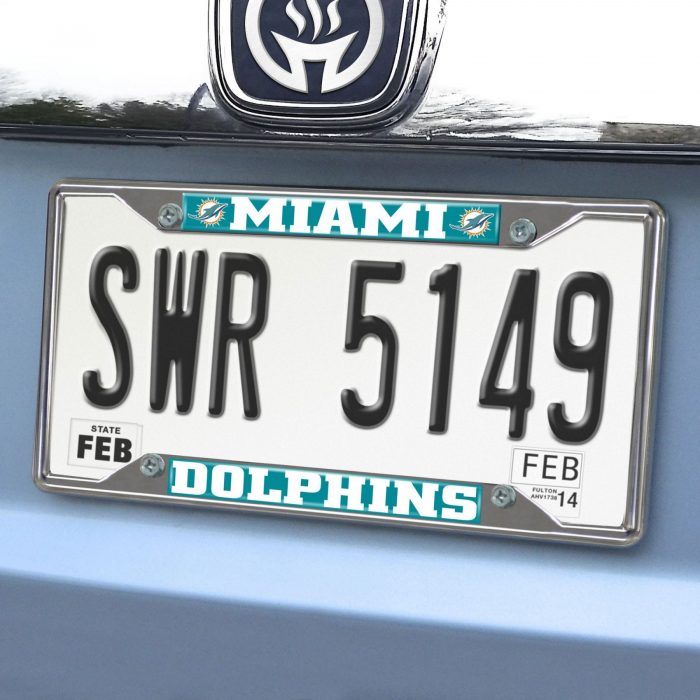 Miami Dolphins License Plate Frame