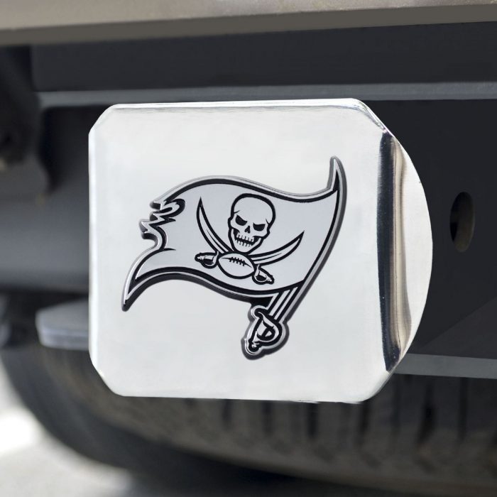 Tampa Bay Buccaneers Hitch Cover - Chrome