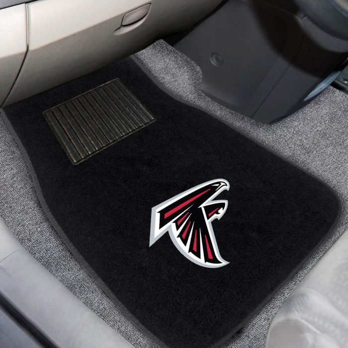 Atlanta Falcons 2-pc Embroidered Car Mat Set