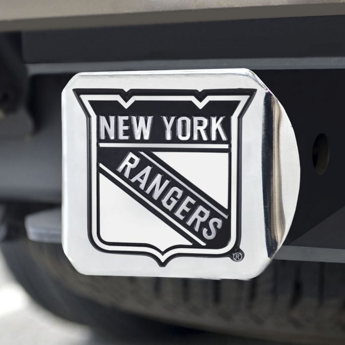 New York Rangers Hitch Cover - Chrome