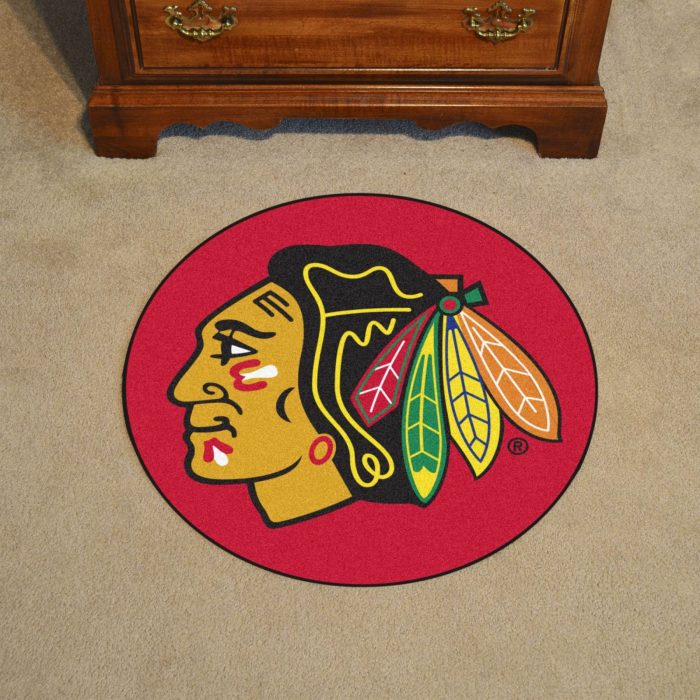 Chicago Blackhawks Puck Mat