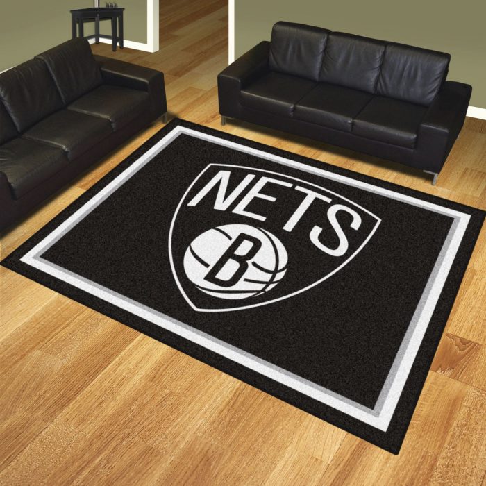 Brooklyn Nets 8x10 Rug