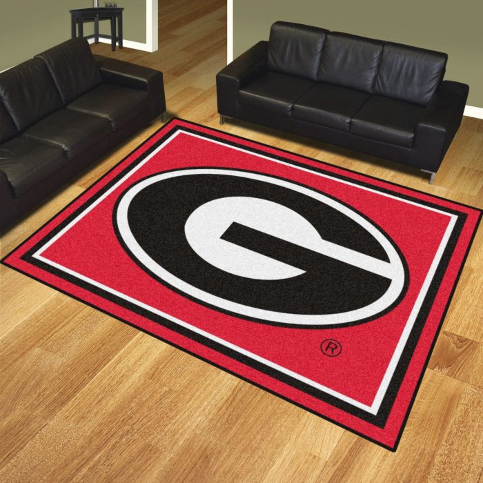 University of Georgia 8x10 Rug