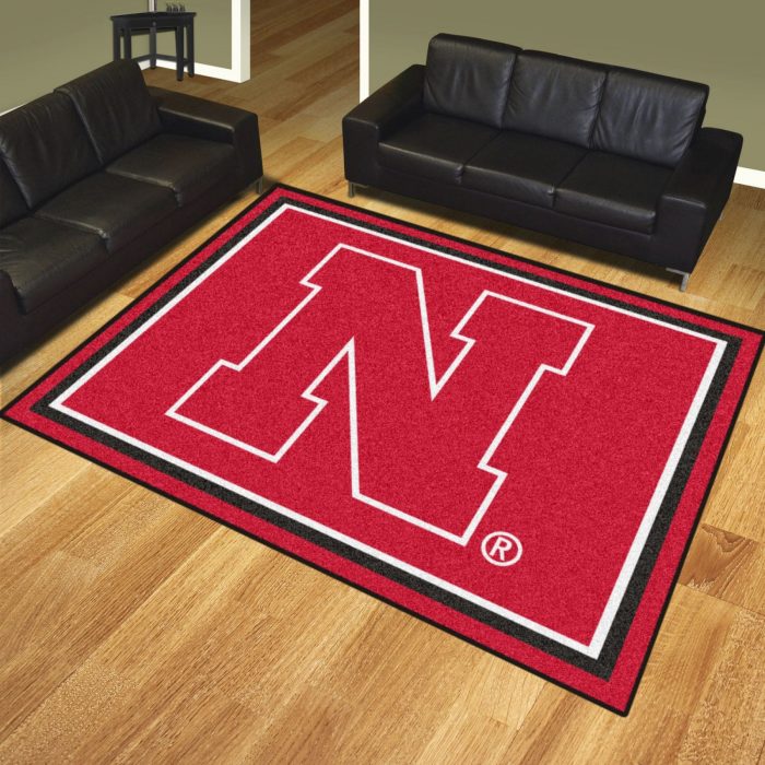 University of Nebraska 8x10 Rug