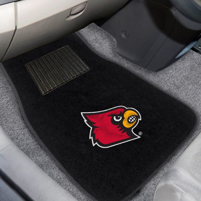 University of Louisville 2-pc Embroidered Car Mat Set