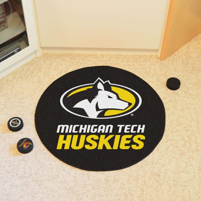 Michigan Tech University Puck Mat