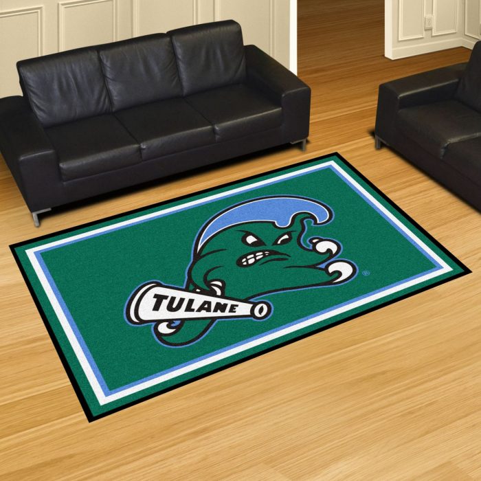 Tulane University 5x8 Rug