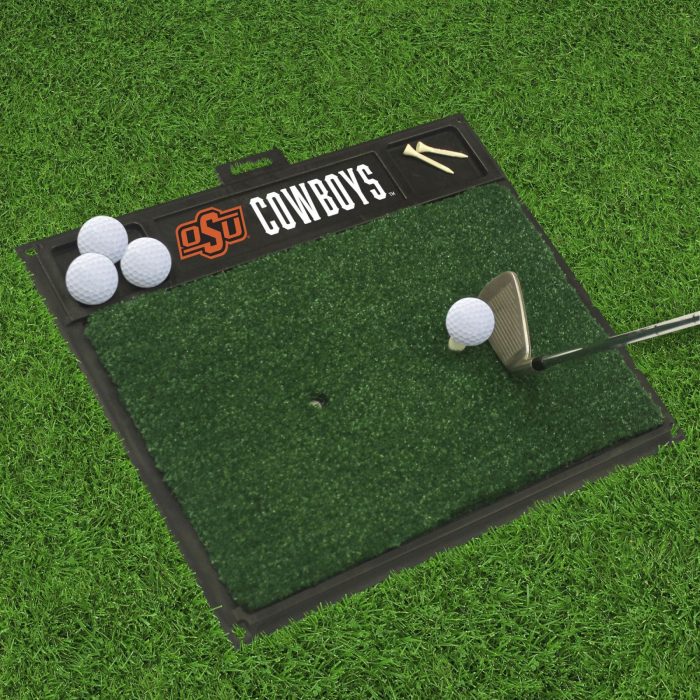 Oklahoma State University Golf Hitting Mat