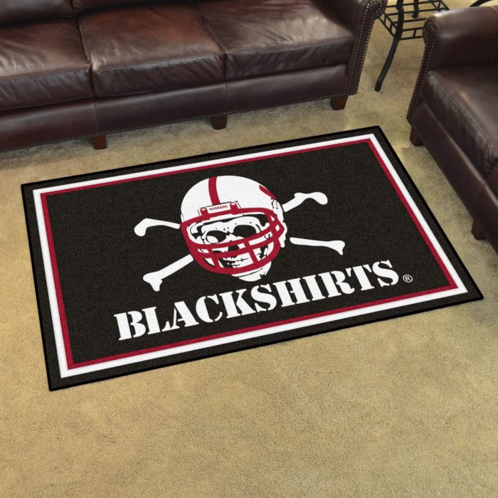 University of Nebraska 4x6 Rug