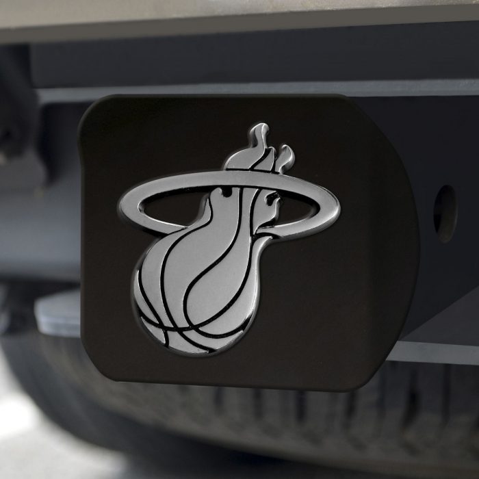 Miami Heat Hitch Cover - Black