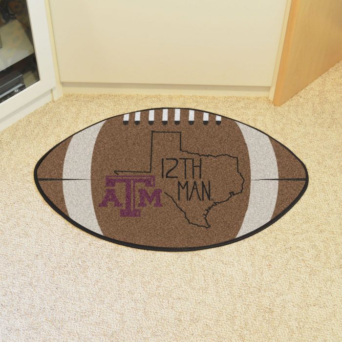 Texas A&M University Southern Style Football Mat