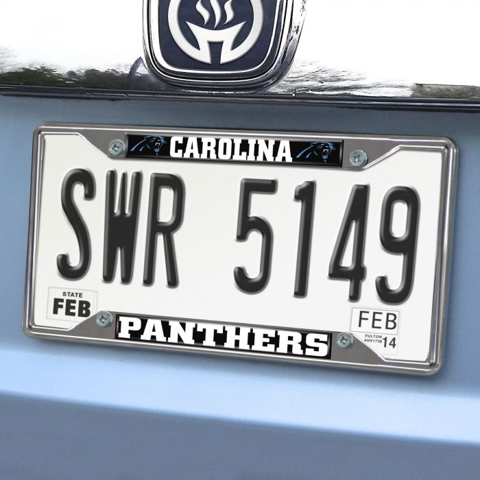 Carolina Panthers License Plate Frame