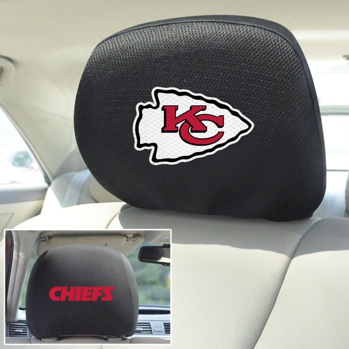 Kansas City Chiefs Head Rest Cover