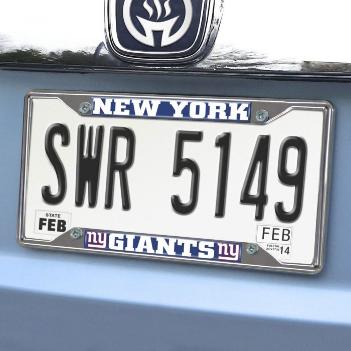 New York Giants License Plate Frame