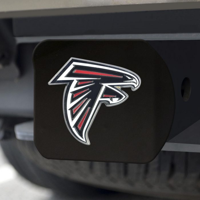 Atlanta Falcons Color Hitch Cover - Black