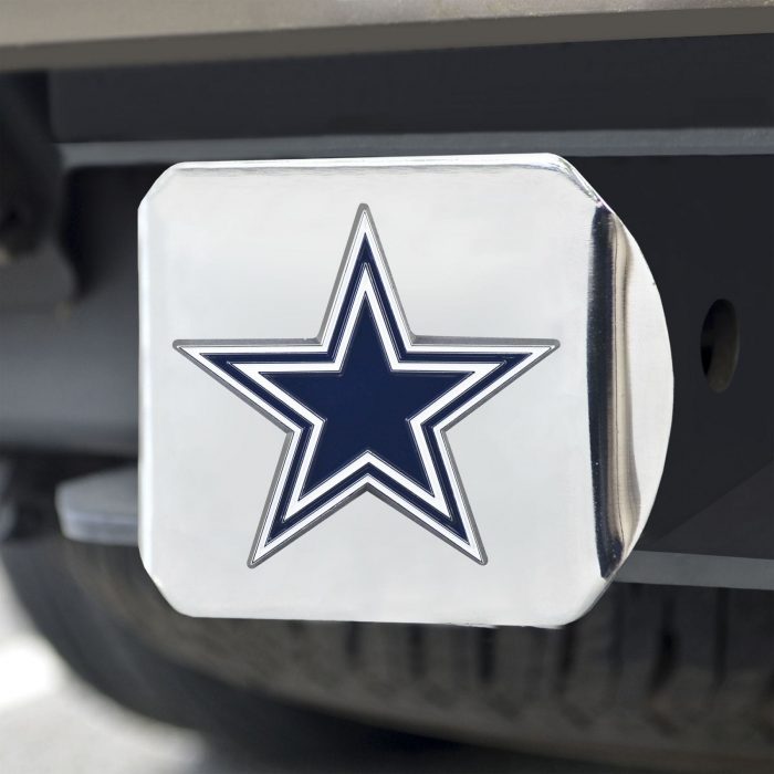 Dallas Cowboys Color Hitch Cover - Chrome