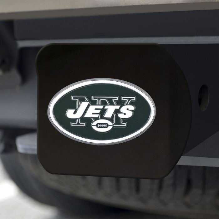 New York Jets Color Hitch Cover - Black