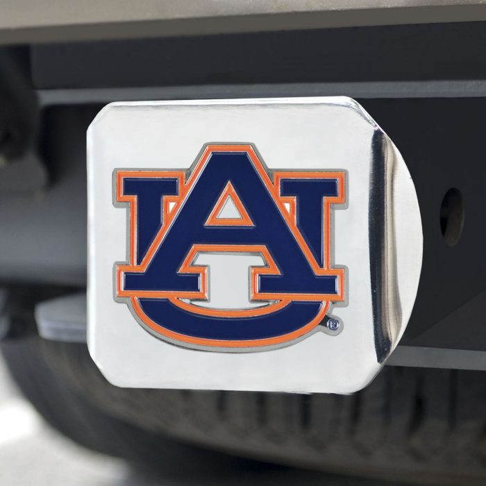 Auburn University Color Hitch Cover - Chrome