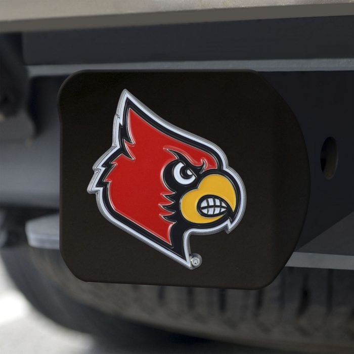 University of Louisville Color Hitch Cover - Black