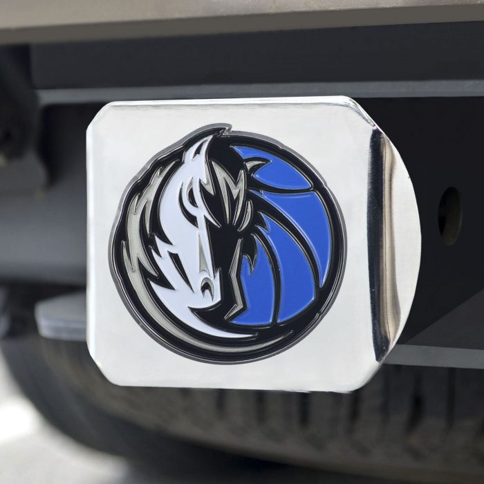 Dallas Mavericks Color Hitch Cover - Chrome