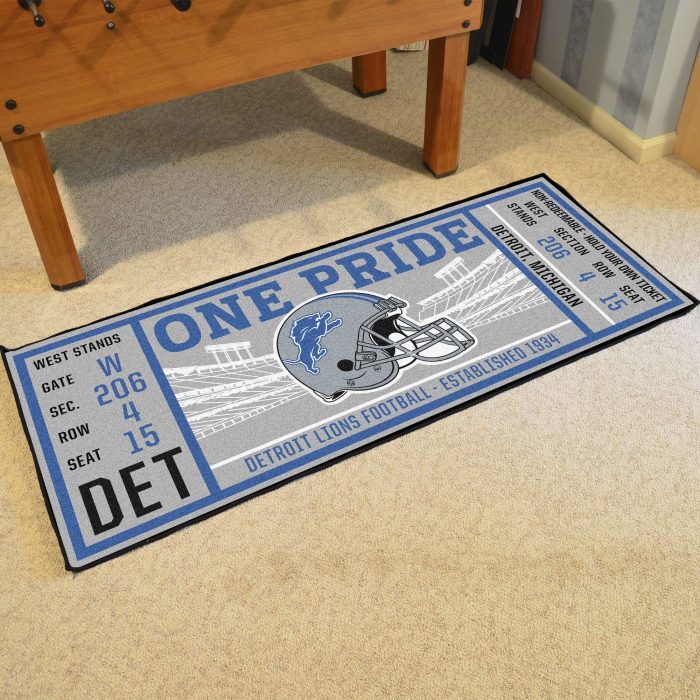 Detroit Lions Ticket Runner