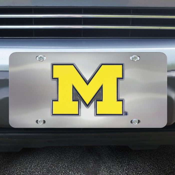 University of Michigan Diecast License Plate