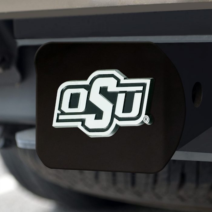 Oklahoma State University Hitch Cover - Black