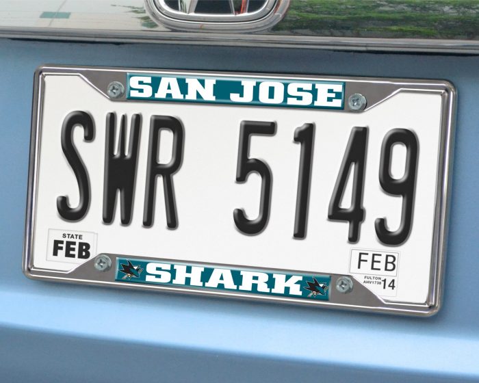 San Jose Sharks License Plate Frame