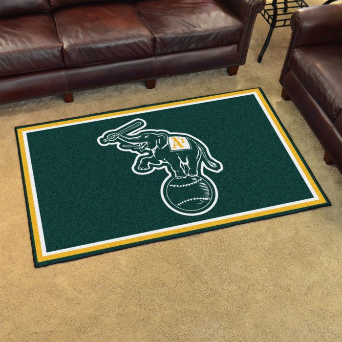 Oakland Athletics 4x6 Rug