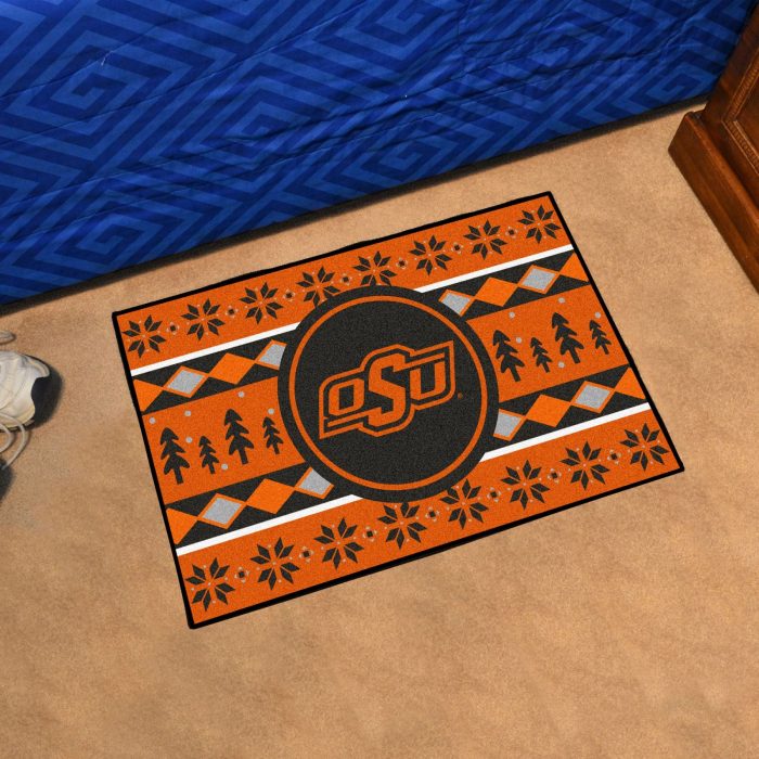 Oklahoma State University Holiday Sweater Starter Mat