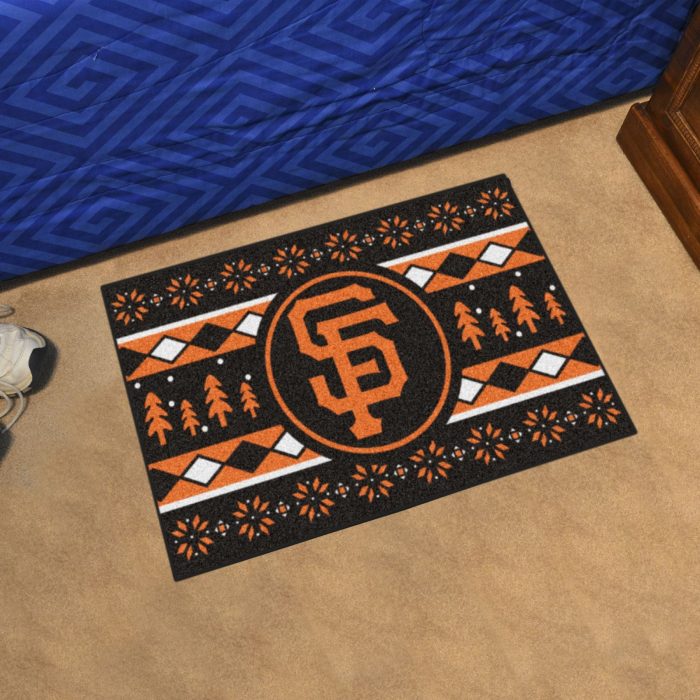 San Francisco Giants Holiday Sweater Starter Mat