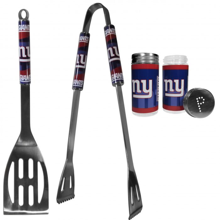 New York Giants 2pc BBQ Set with Tailgate Salt & Pepper Shakers