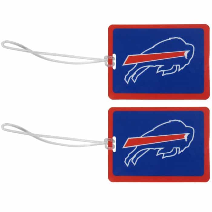 Buffalo Bills Vinyl Luggage Tag, 2pk