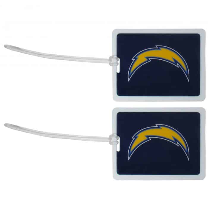 Los Angeles Chargers Vinyl Luggage Tag, 2pk