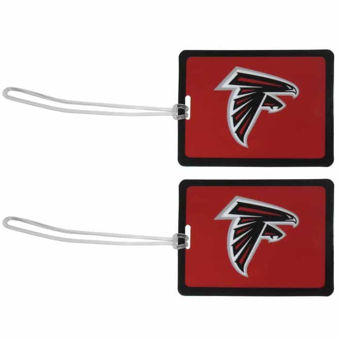 Atlanta Falcons Vinyl Luggage Tag, 2pk