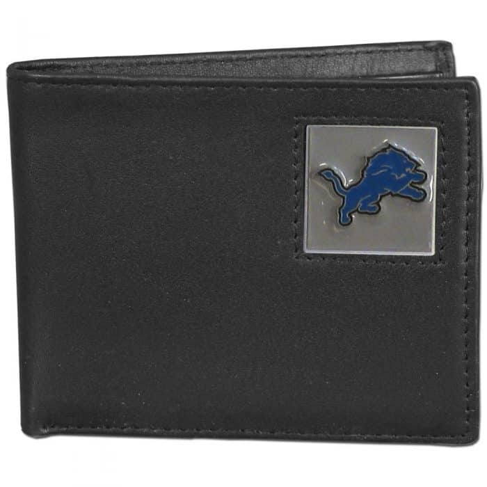 Detroit Lions Leather Bi-fold Wallet