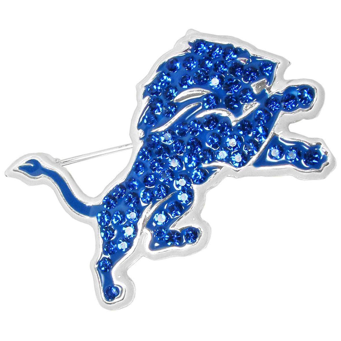 Detroit Lions Crystal Pin Fanhood Gear