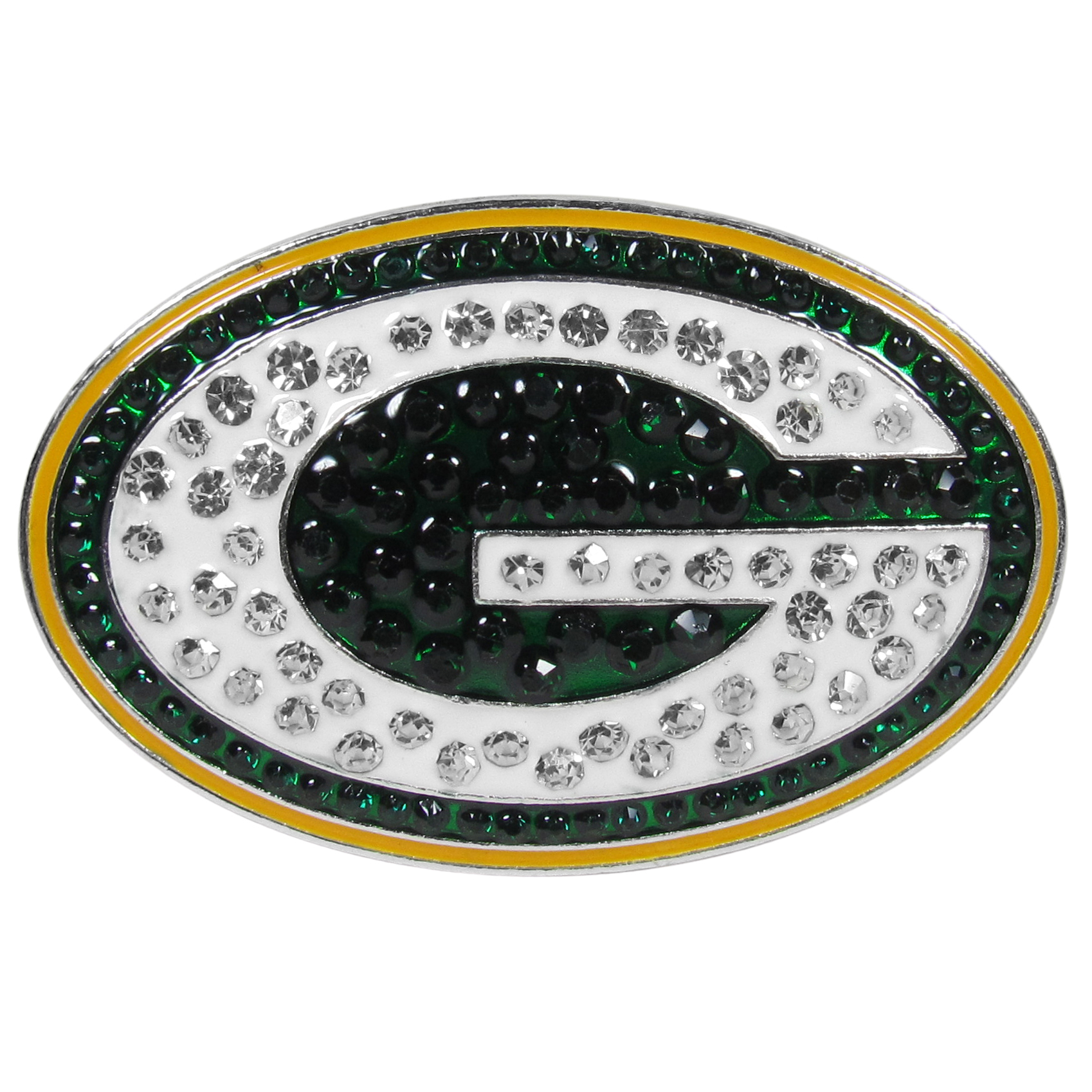 Green Bay Packers Crystal Pin | Fanhood Gear