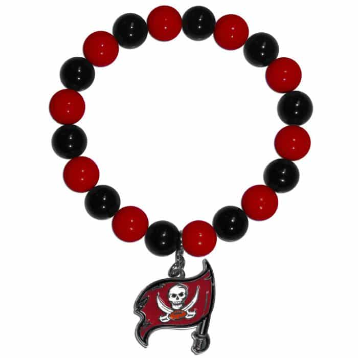 Tampa Bay Buccaneers Fan Bead Bracelet