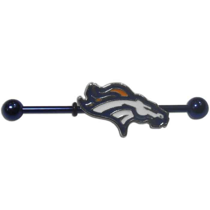 Denver Broncos Industrial Slider Barbell