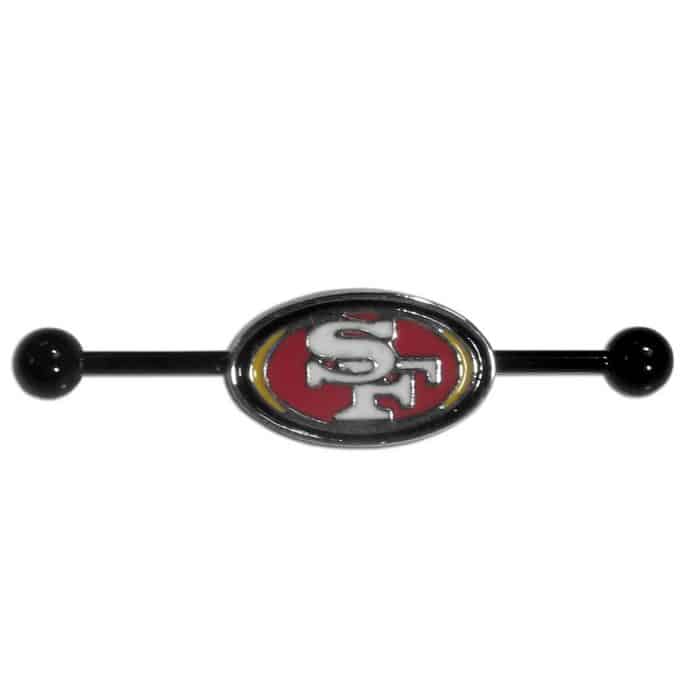 San Francisco 49ers Industrial Slider Barbell