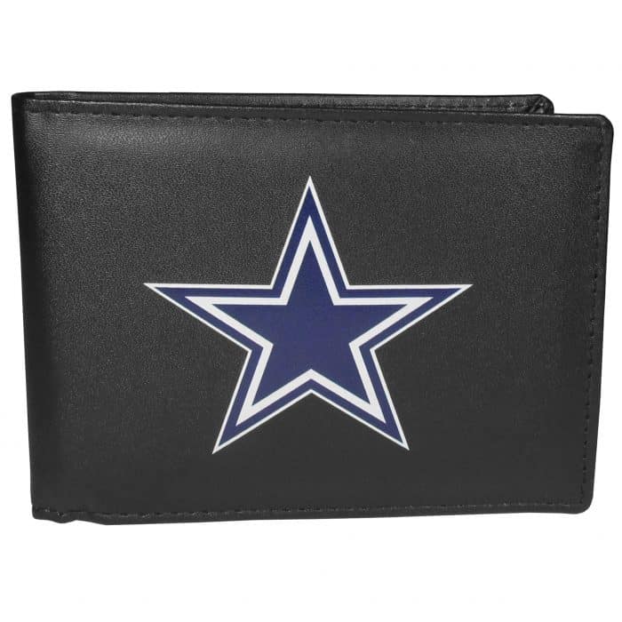 Dallas Cowboys Leather Bi-fold Wallet, Large Logo