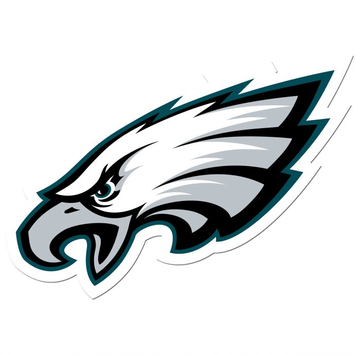 Philadelphia Eagles 8 inch Auto Decal