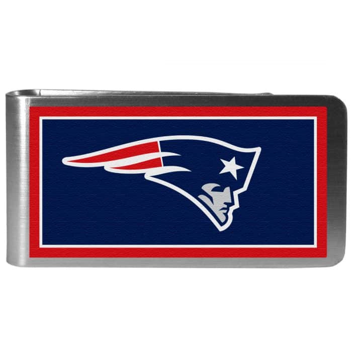 New England Patriots Steel Logo Money Clips